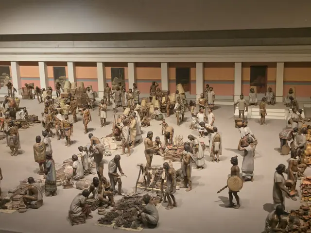 Inside the Museo Nacional de Antropología